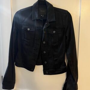 PAIGE Midnight Black Jean Jacket